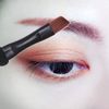 Frcolor Sponge Tip Eyebrow Brush Eyeshadow Tip Dual Purpose Disposable Eye Shadow Brush Double Makeup Brush, 20 Pack, Black