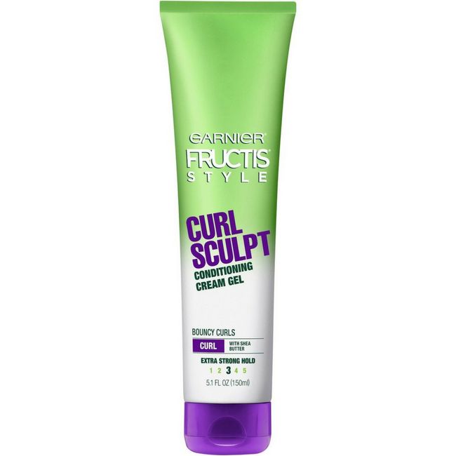 Garnier Fructis Style Curl Sculpt Conditioning Cream Gel 5 oz (Pack of 2)