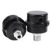2Pcs 20mm 1/2'' Thread Metal Air Compressor Intake Filter Noise Muffler Silencer
