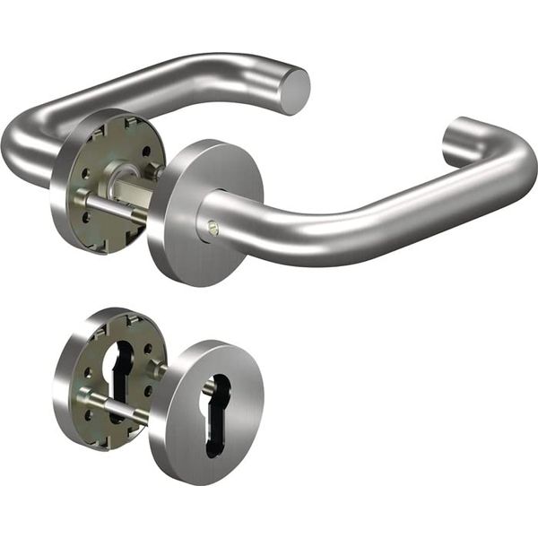 Dormakaba Drückergarnitur CORE 8100/6500/6612 PZ 38-63 mm Edelstahl
