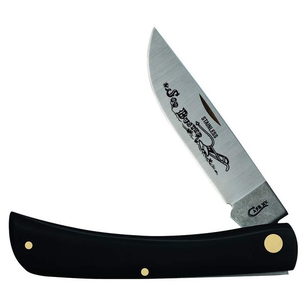 Case Sod Buster Pocket Knives, Jet-Black, Medium