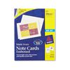 CARD,NOTE,INKJT,60/BX,IVY