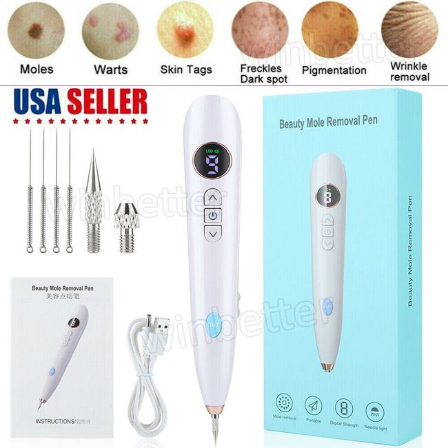 Anti-Aging Laser Plasma Pen Skin Wart Tag Tattoo Mole Removal Dark Spot Remover