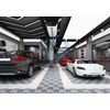 42pcs 16"x16" Red Garage Floor Mat Perforated Flooring Tile Shop Interlocking