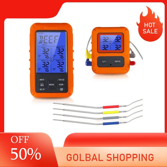 Dropship 1pc Kitchen Meat Thermometer With Probe, Digital LCD