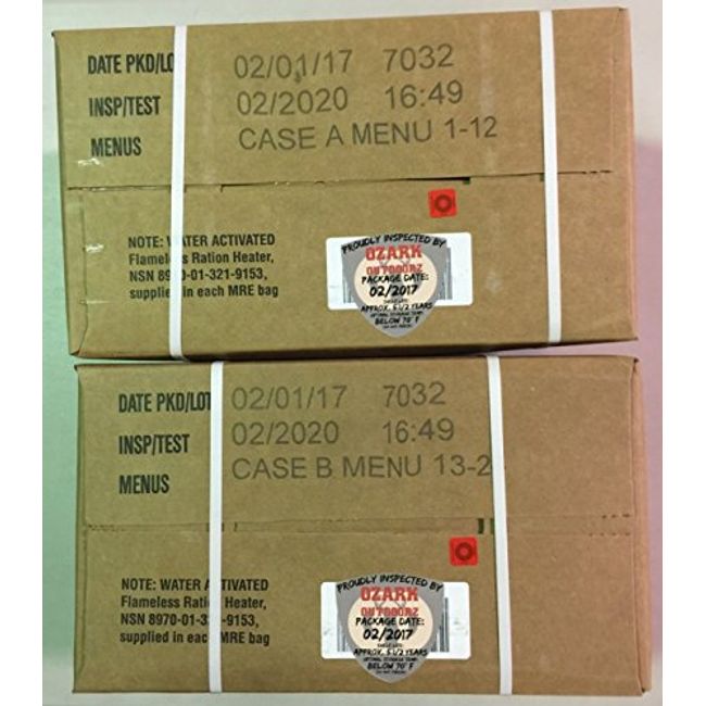 MREs (Meals Ready-to-Eat) Genuine US Military Surplus (1 Pack) Assorted  Flavor