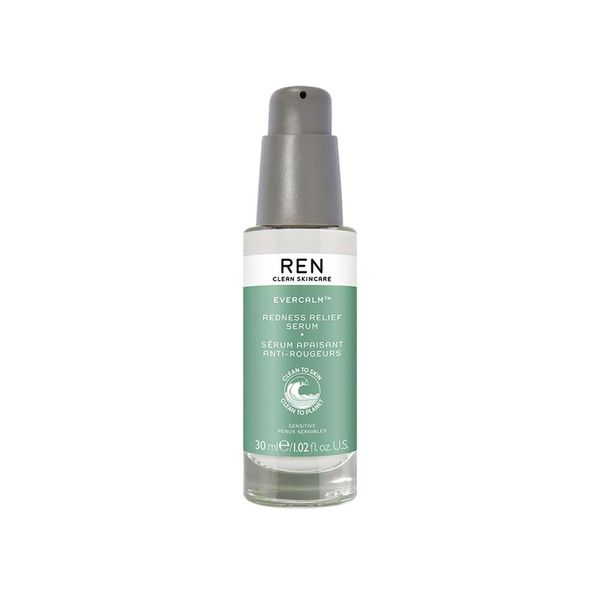 REN Clean Skincare - Evercalm™ Redness Relief Serum - Anti-Redness Face Serum for Redness-Prone & Sensitive Skin, Cruelty-Free & Vegan