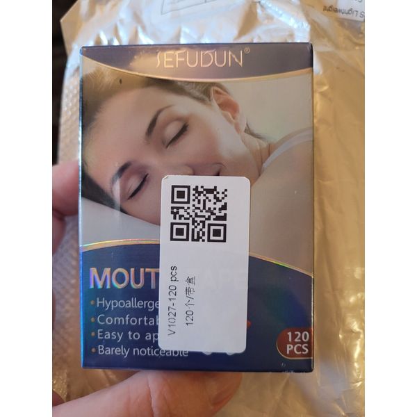 MOUTH TAPE Anti-Snoring Seal Tape 120 PCS - Exp: 11/25/2026