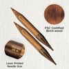 KnitPro Ginger Interchangeable Circular Needles 5" (13cm) | 15.00mm