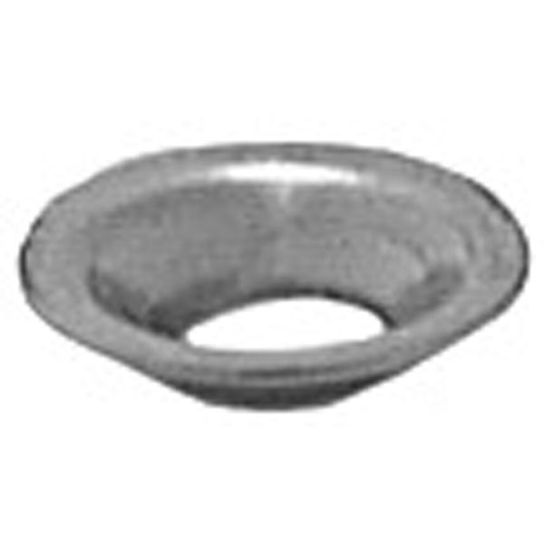 100 #6 Flush Washers Nickel Plated Brass
