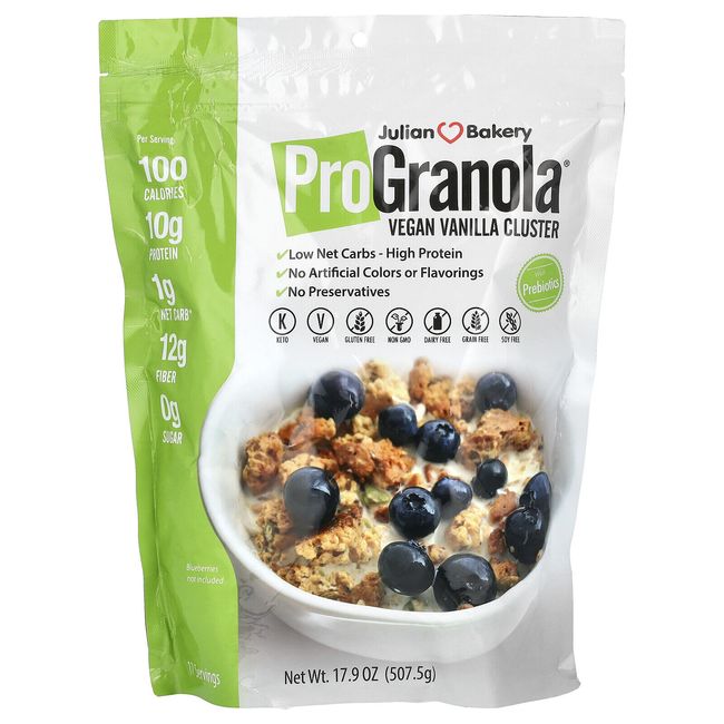 Pro Granola, Vegan Vanilla Cluster, 17.9 oz (507.5 g)