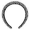 L. Erickson Claret Headband, Black | White