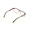 V.W.E. Men Premium Rectangle Stainless Steel Reading Glasses - Large Metal Reader (Maroon, 1.00)