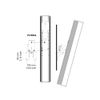 FBT Vertus VT-W 604 Directional Wall Mount Bracket - White