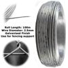 Easipet Tension Straining Wire, 100 Metre x 2.5mm, Pack 2