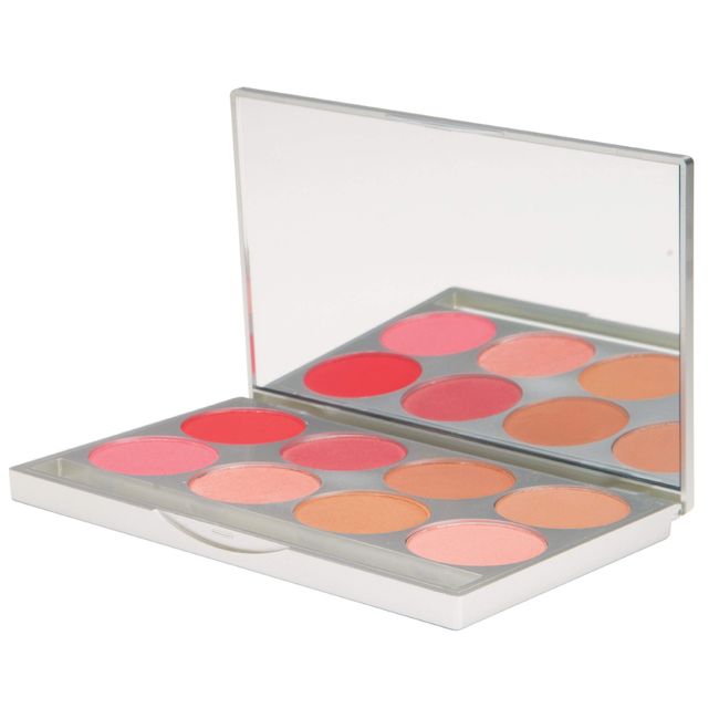 Graftobian Powder Blush Pro Palette, Warm Colors