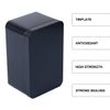 DOITOOL Black Storage Box Rectangular Tinplate Box Portable Tea Leaf Storage Container Silver Rectangular Empty Tin Box Containers- 13x8x6cm (Black) Box Storage