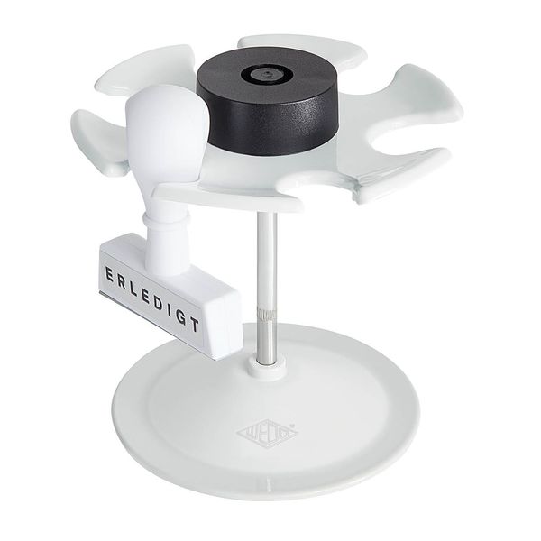 Wedo 0646 – Stamp Holder with 6 Compartments – Round Light Grey