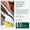 Nestiva Premium Garlic Crusher, Squeezes Garlic & Ginger