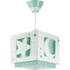 Dalber Moon Pendant with Stars Design, Green