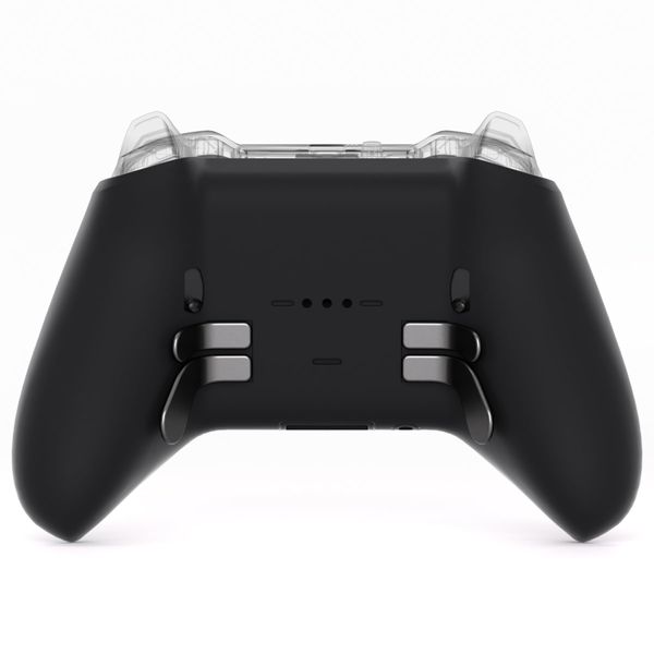 Replacement Bottom Shell Case for eXtremeRate xbox elite series 2 controller, custom back shell for wireless xbox elite series 2 core (model 1797) controller, controller not included [Black]
