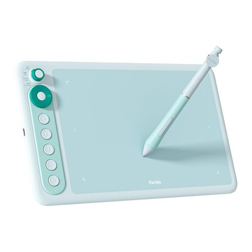 Parblo Intangbo X7 Drawing Tablet 7x4 inch Graphics Tablets,Digital Drawing Tablet with Mode Switch,6 Customized Keys,Battery-Free Stylus S01 for Digital Art,Design,Work with Window/Mac,Android