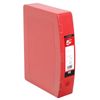 5 Star Box File Polypropylene with Twin Clip Lock Foolscap Red