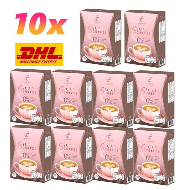 10x S Sure Coffee Instant Pananchita Control Hunger Calorie Sugar 0 Supplement