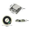 KeeYees DFPlayer Mini MP3 Player Module, Mini Audio Module, Sound Source Playback Module + Magnetic Speaker with Built-in Magnet, 8 Ohm, 2W Metal Shell