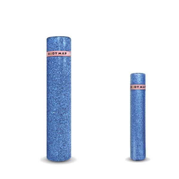 Body Map EPP Foam Roller Hard 2 Set, Black