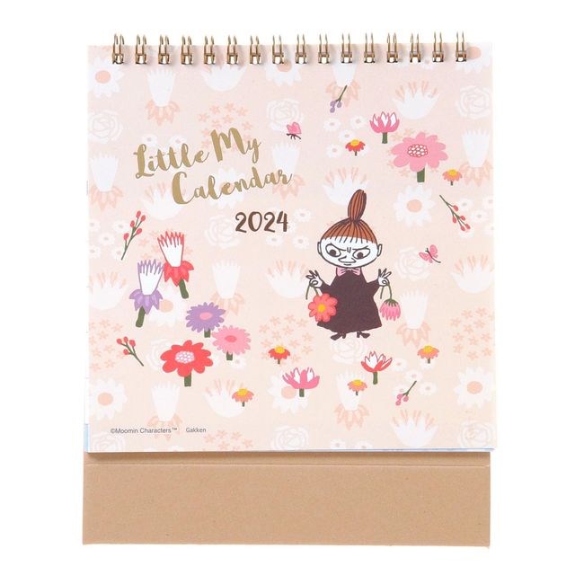 Gakken Staefl 2024 Calendar Little My Desktop Pink EM10002 2024 Begins January