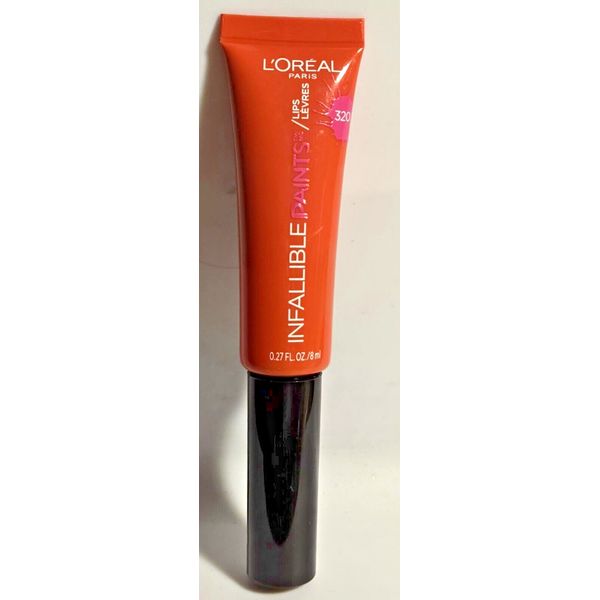 L'Oreal Infallible Lip Paint - Cool Coral (#320) - New No Seal
