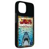 Jaws 50th Anniversary Poster Stained Glass Front & Back Case for iPhone 15