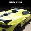 Carbon Rear Decklid Camera Housing Cover Panel For Corvette C8 Convertible 20-25