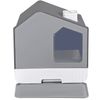 Anti-Splash Closed Cat Litter Box with Litter Scoop Front  Exit Door Ventilate