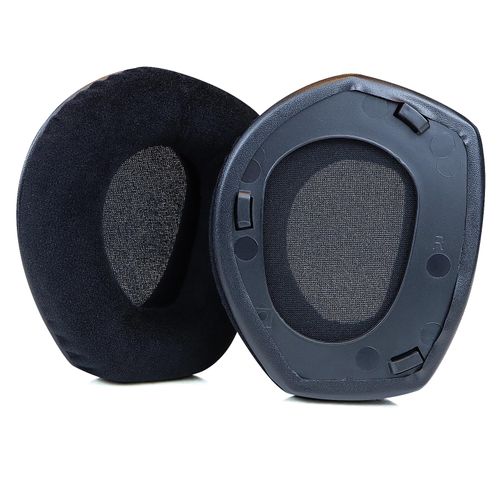 SINOWO Replacement Earpads for Sennheiser HDR RS165,RS175,RS185,RS195 RF Wireless Headphones,Ear Pads Cushions with Noise Isolation Memory Foam,Softer Velour-Black