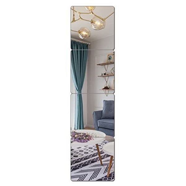 JEOYOO Wall Mirror Full Length on Door Mirror Cheap Mirror Acrylic shatterpro...