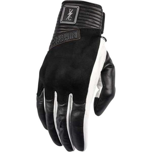 Thrashin Supply Co Boxer Gloves White Medium Black White