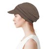 Alnorm Super Soft Breathable Bamboo Floppy Hat Oversized Baseball Cap for Women, brown
