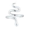 Elli Ring Women Snake Optics Statement in 925 Sterling Silver