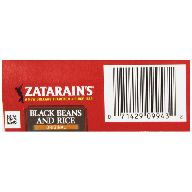 Zatarain's Black Beans & Rice - 7 oz