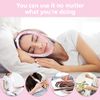 VIKSAUN Facial Strap, Tape Double Chin Reducer, V-Line Chin Cheek Lift Up Band, Facial Lifting Belt Anti Wrinkle Lifting Chin Correction Belt Strap for Women Men (Pink)
