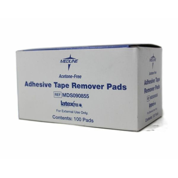 MEDLINE MDS090855 Adhesive Tape Remover Pads - 100PADS