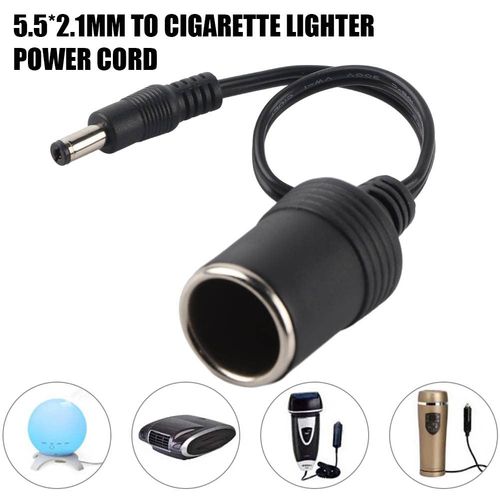 Cigarette Lighter Adapter Socket to Car Cigarette Lighter Socket 1~12 V Power Cable Power Bank 12 V DC Output Anderson Socket Housing Gun Cigarette Lighter Case Power Cable for Car Jack 12 V