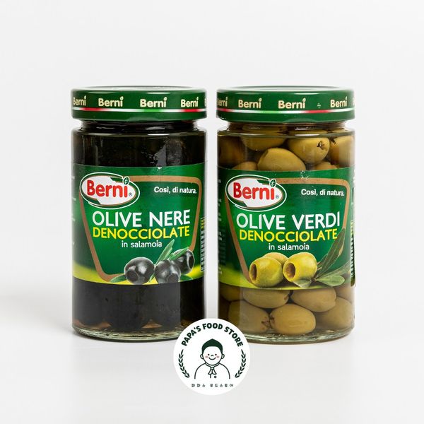 Berni seedless green olives, 290g, 1 piece