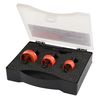 Armeg SSH3PCSET Sheet Steel Holesaws (3-Piece) , Red