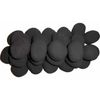 Stone-like decorative Ceramic pebble for fireplace,stove,firepit 24PCS in Black
