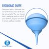 Dynarex Sterile Ear/Ulcer Bulb Syringe - Sterile & Non-Latex Rubber Squeeze Irrigation Bulb for Ear Canal, Nose - 2 Oz Capacity, 1 Bulb