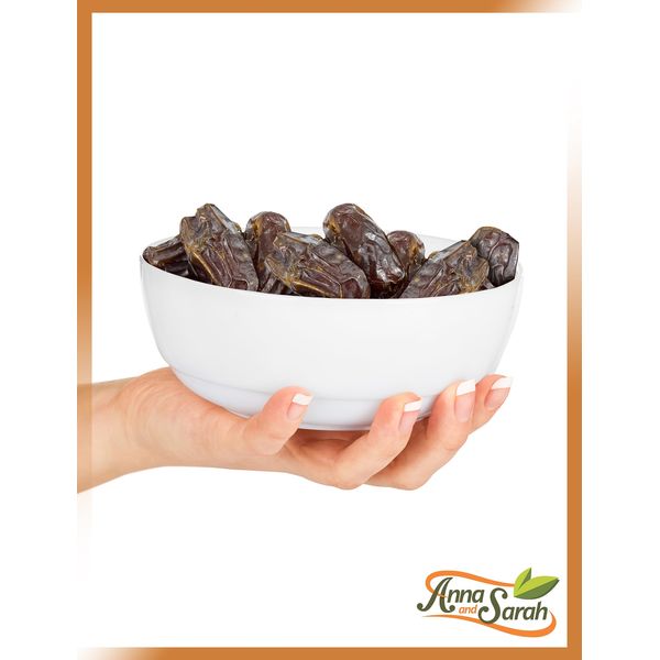 Anna and Sarah Fancy Medjool Dates in Resealable Bag, 1 Lb