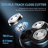 Electric Razor for Men, Mens Electric Shavers, Rechargeable Electric Razor Shaving Machines, with Pop-up Trimmer, 1 Hour Fast Charging, 3D Floating Head, LCD Power Indicator